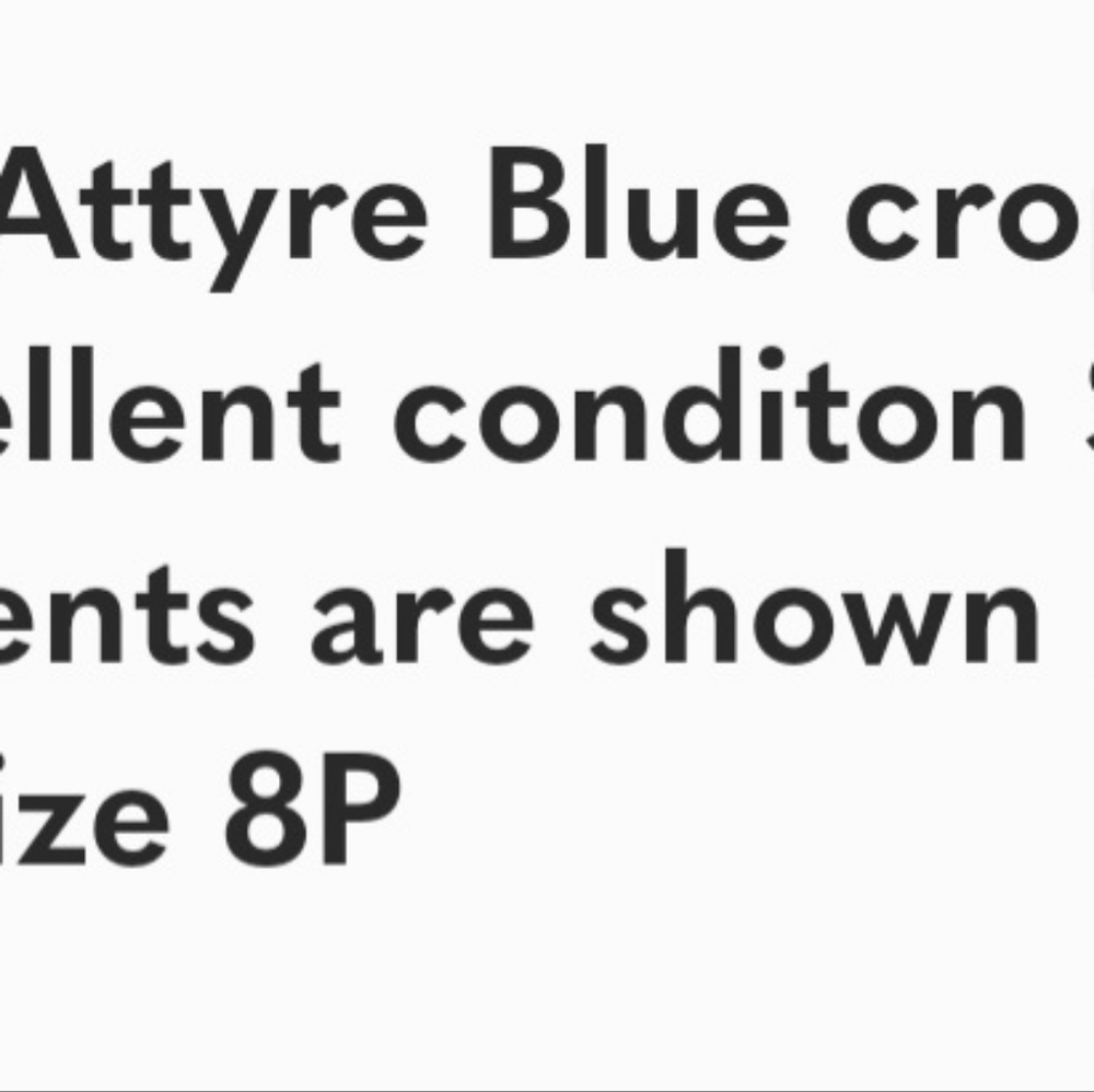 Attyre heather blue pull on pants - Picture 7 of 7